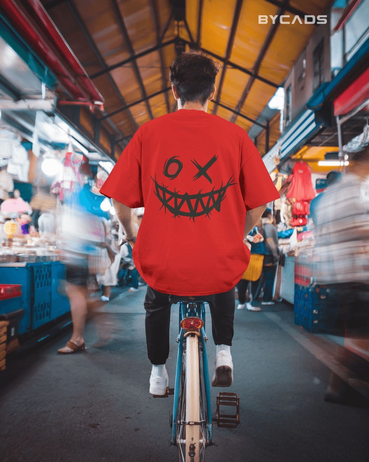 Psycho Smile Oversized T-Shirt for Men – Street Vibe by Bycads