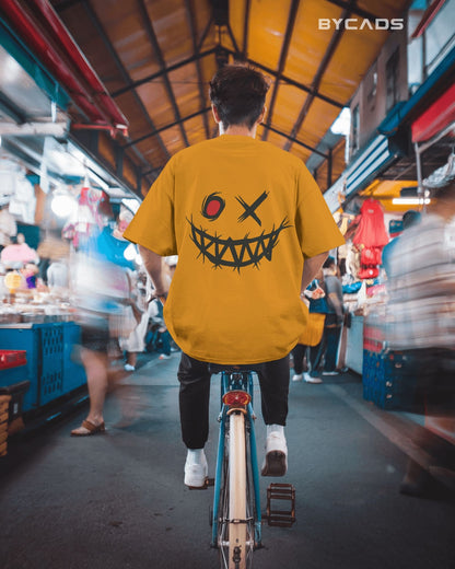 Psycho Smile Oversized T-Shirt for Men – Street Vibe by Bycads