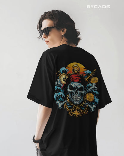 Treasure Hunt Skull Pirate T-Shirt – BYCADS Deep Sea Rebels Drop