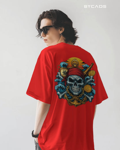 Treasure Hunt Skull Pirate T-Shirt – BYCADS Deep Sea Rebels Drop