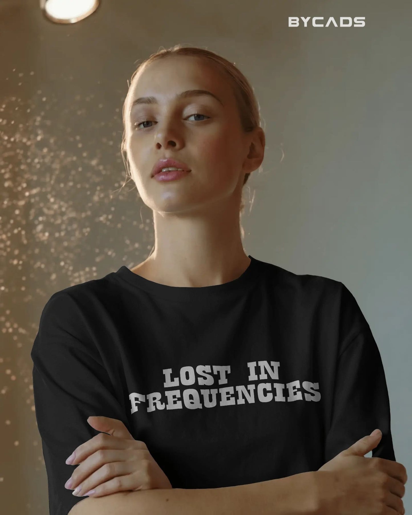 Cosmic Frequency Oversized Alien Unisex Graphic Tee