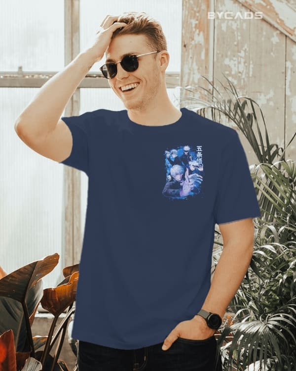 Satoru Gojo Limitless Graphic Regular-Fit T-Shirt | Anime Streetwear