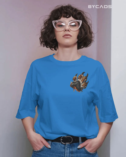 Roaring Tiger Oversized T-Shirt for Men – Fierce Streetwear by Bycads