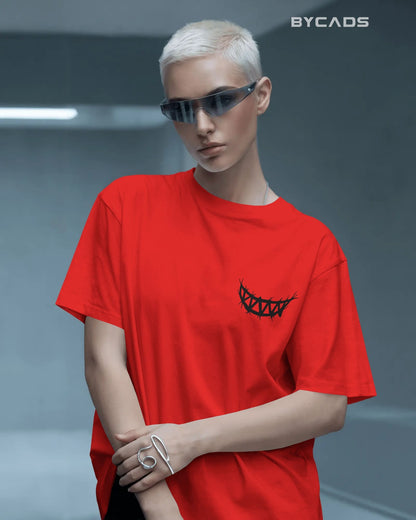 Psycho Smile Oversized T-Shirt for Men – Street Vibe by Bycads
