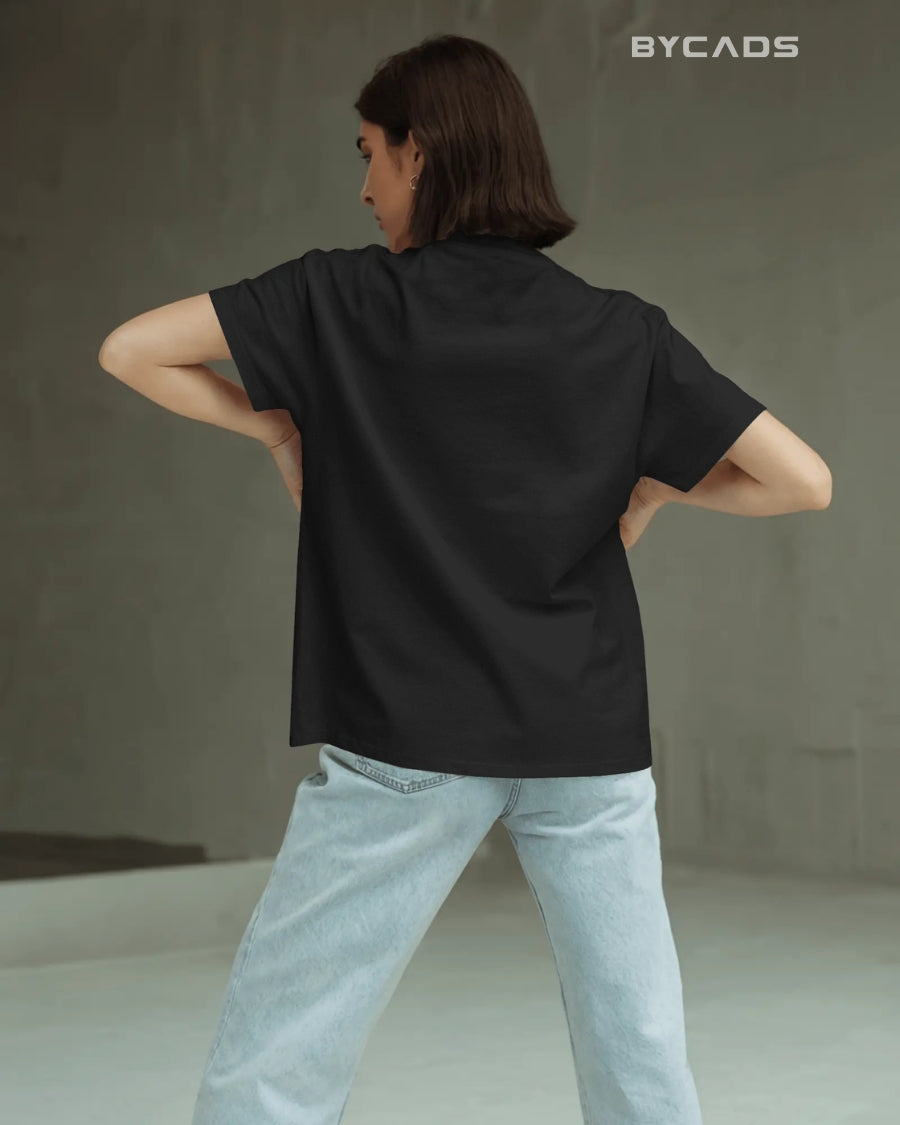 BYCADS Original Brooklyn Oversized Cotton Blend T-Shirt for Men & Women | Relaxed Fit Drop Shoulder Streetwear Tee
