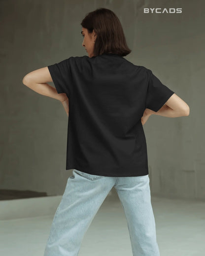 BYCADS Original Brooklyn Oversized Cotton Blend T-Shirt for Men & Women | Relaxed Fit Drop Shoulder Streetwear Tee