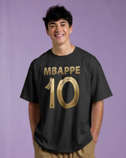 BYCADS Mbappé 10 Sports Edition Oversized T-Shirt – Premium Cotton Blend Streetwear T-shirt
