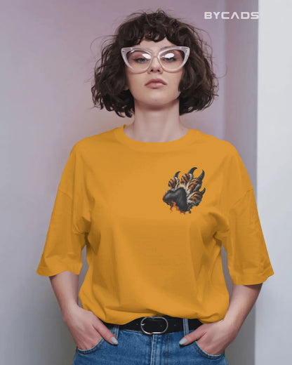 Roaring Tiger Oversized T-Shirt for Men – Fierce Streetwear by Bycads