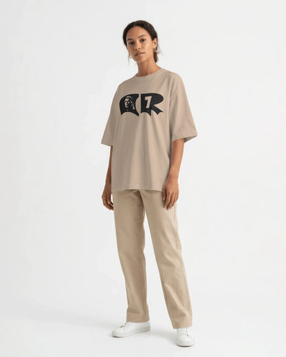 BYCADS Football Legend CR7 Back Print Oversized T-Shirt | Cotton Blend Streetwear