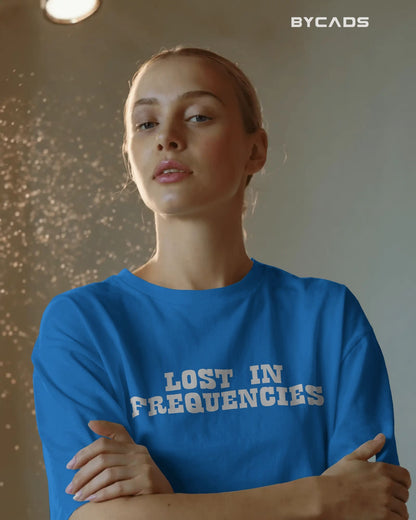 Cosmic Frequency Oversized Alien Unisex Graphic Tee