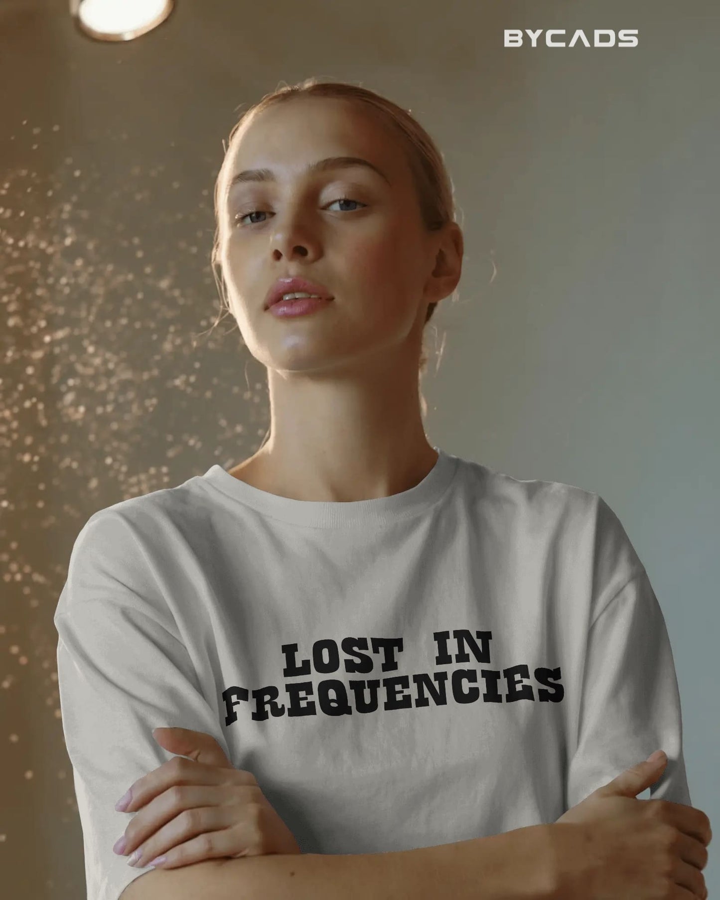 Cosmic Frequency Oversized Alien Unisex Graphic Tee