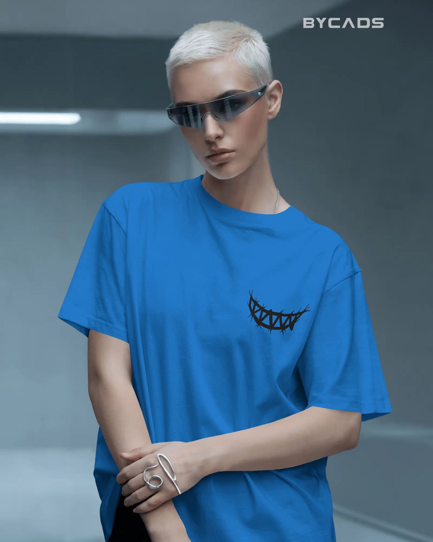 Psycho Smile Oversized T-Shirt for Men – Street Vibe by Bycads