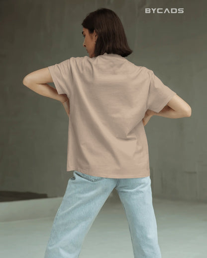 BYCADS Original Brooklyn Oversized Cotton Blend T-Shirt for Men & Women | Relaxed Fit Drop Shoulder Streetwear Tee