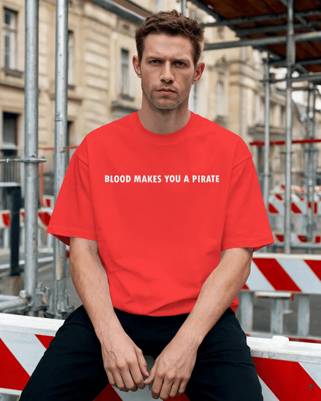 Legends Never Die Oversized Pirate T-Shirt – Bycads Street Legacy Drop