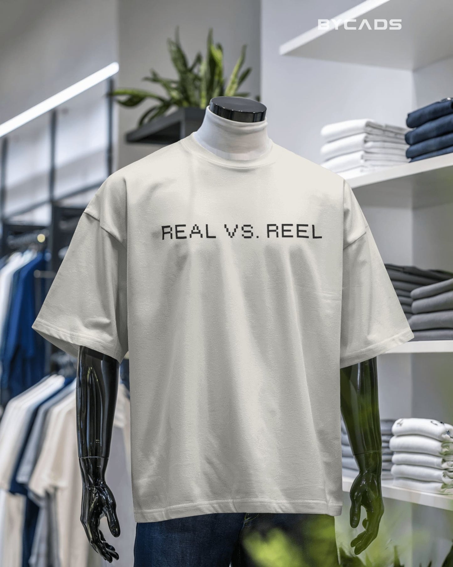 TWIN FACES Duality Graphic Tee – Unisex Streetwear T-Shirt