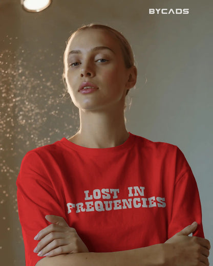 Cosmic Frequency Oversized Alien Unisex Graphic Tee