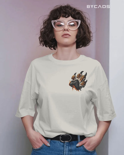 Roaring Tiger Oversized T-Shirt for Men – Fierce Streetwear by Bycads