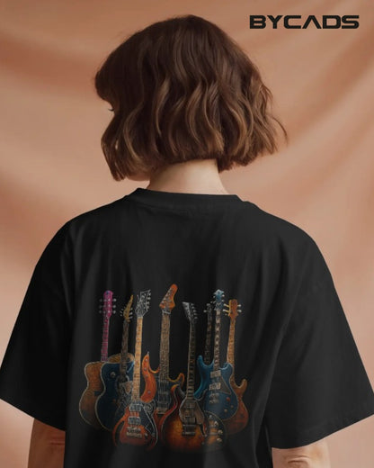Legends of the Strings Tee – Retro Guitar Graphic Unisex T-Shirt