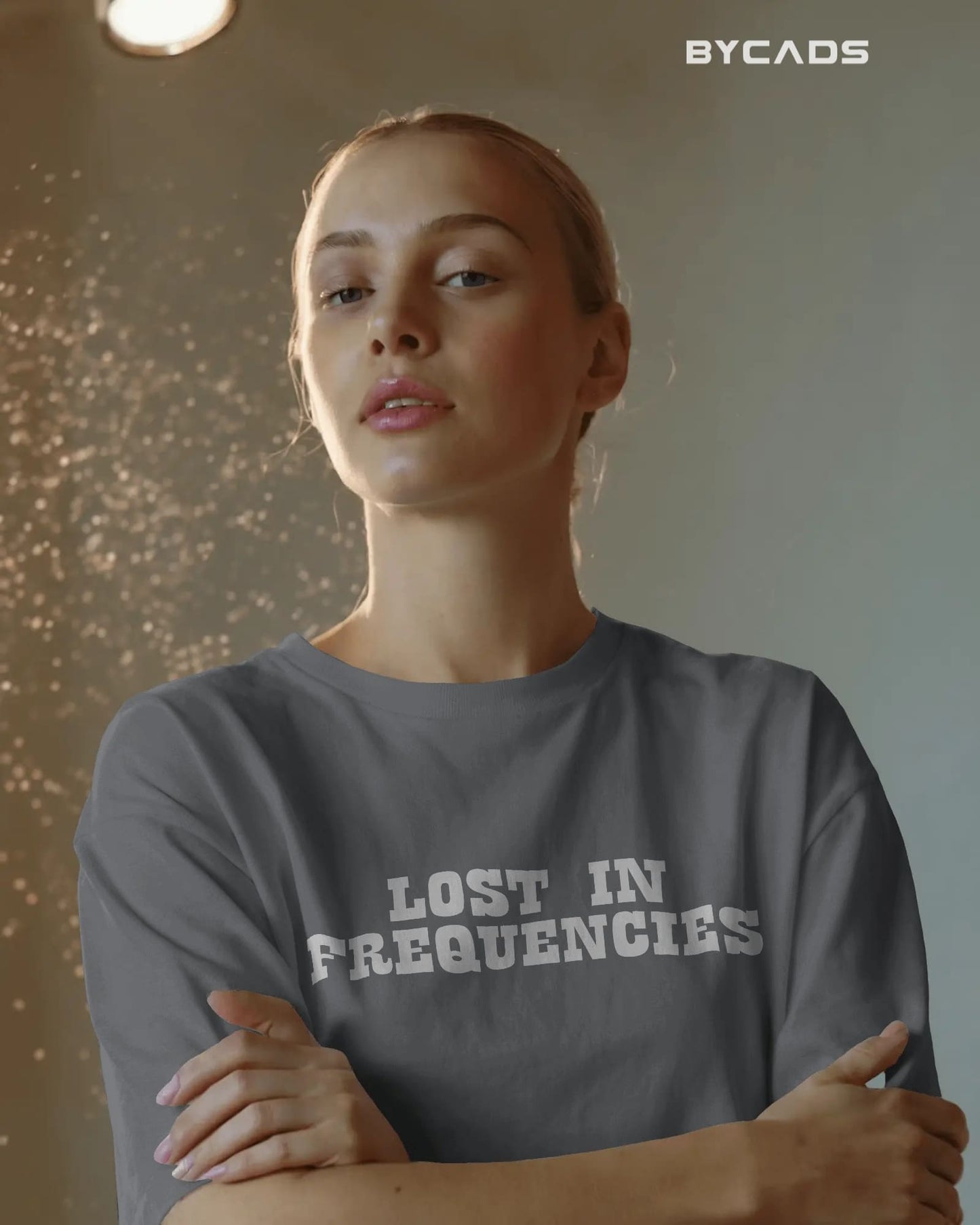 Cosmic Frequency Oversized Alien Unisex Graphic Tee