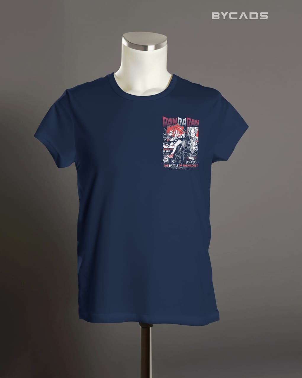 BYCADS "Battle of the Occult" Dandadan Anime Graphic Regular-Fit Cotton Blend T-Shirt