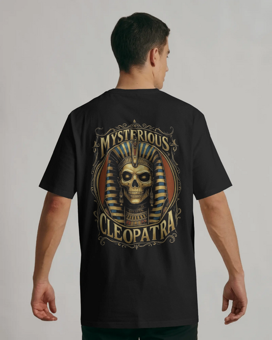 Cleopatra mystery Oversized T-Shirt – Gothic Egyptian Streetwear by Bycads
