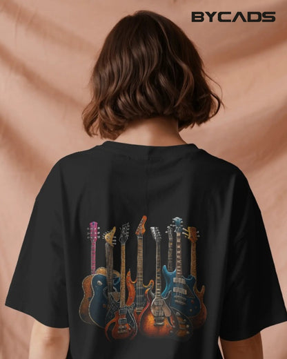 Legends of the Strings Tee – Retro Guitar Graphic Unisex T-Shirt
