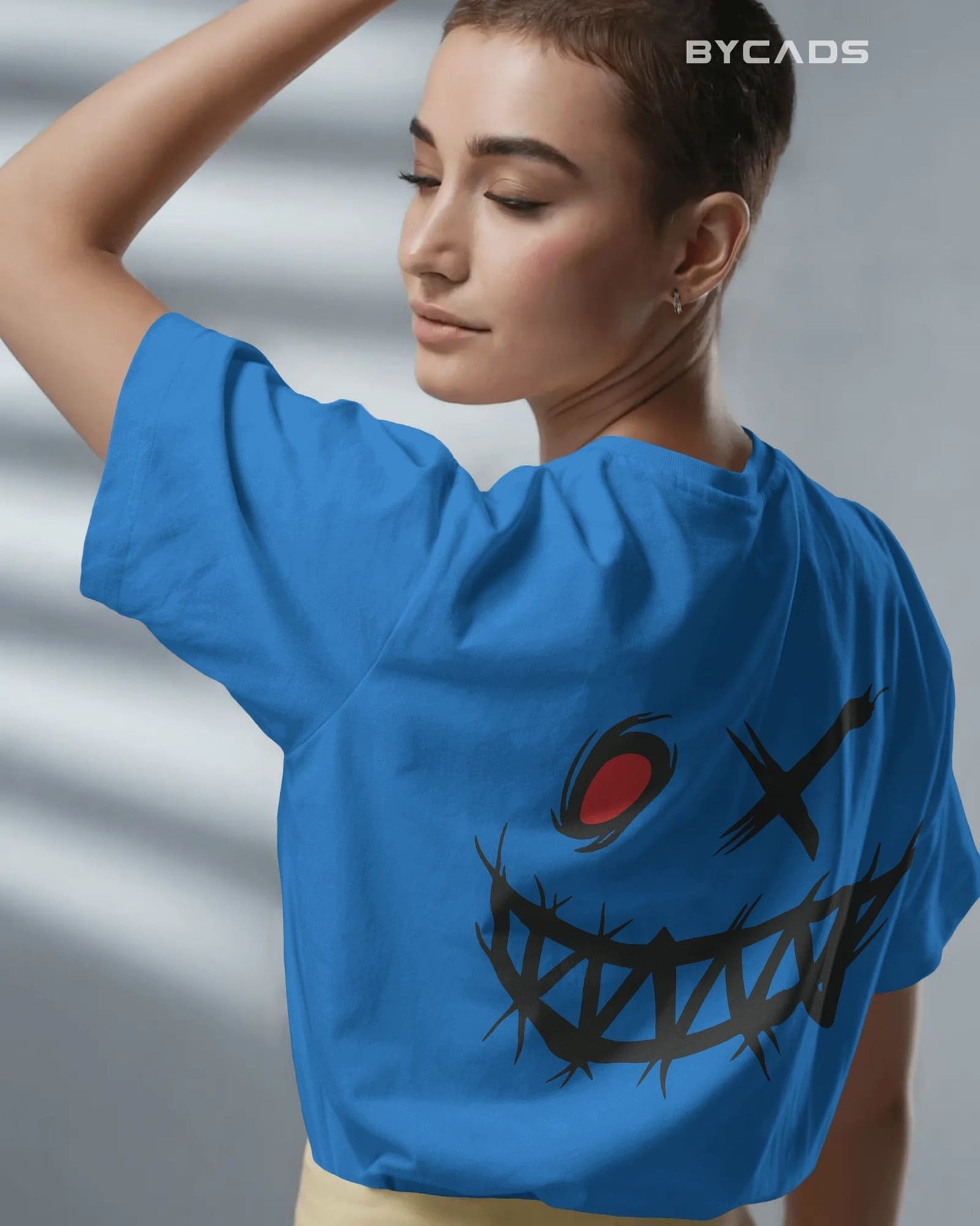 Psycho Smile Oversized T-Shirt for Men – Street Vibe by Bycads