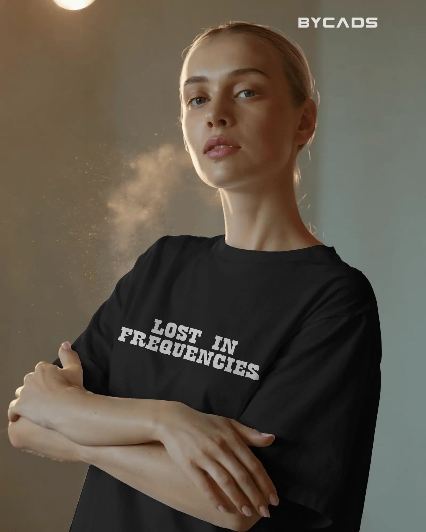 Cosmic Frequency Oversized Alien Unisex Graphic Tee