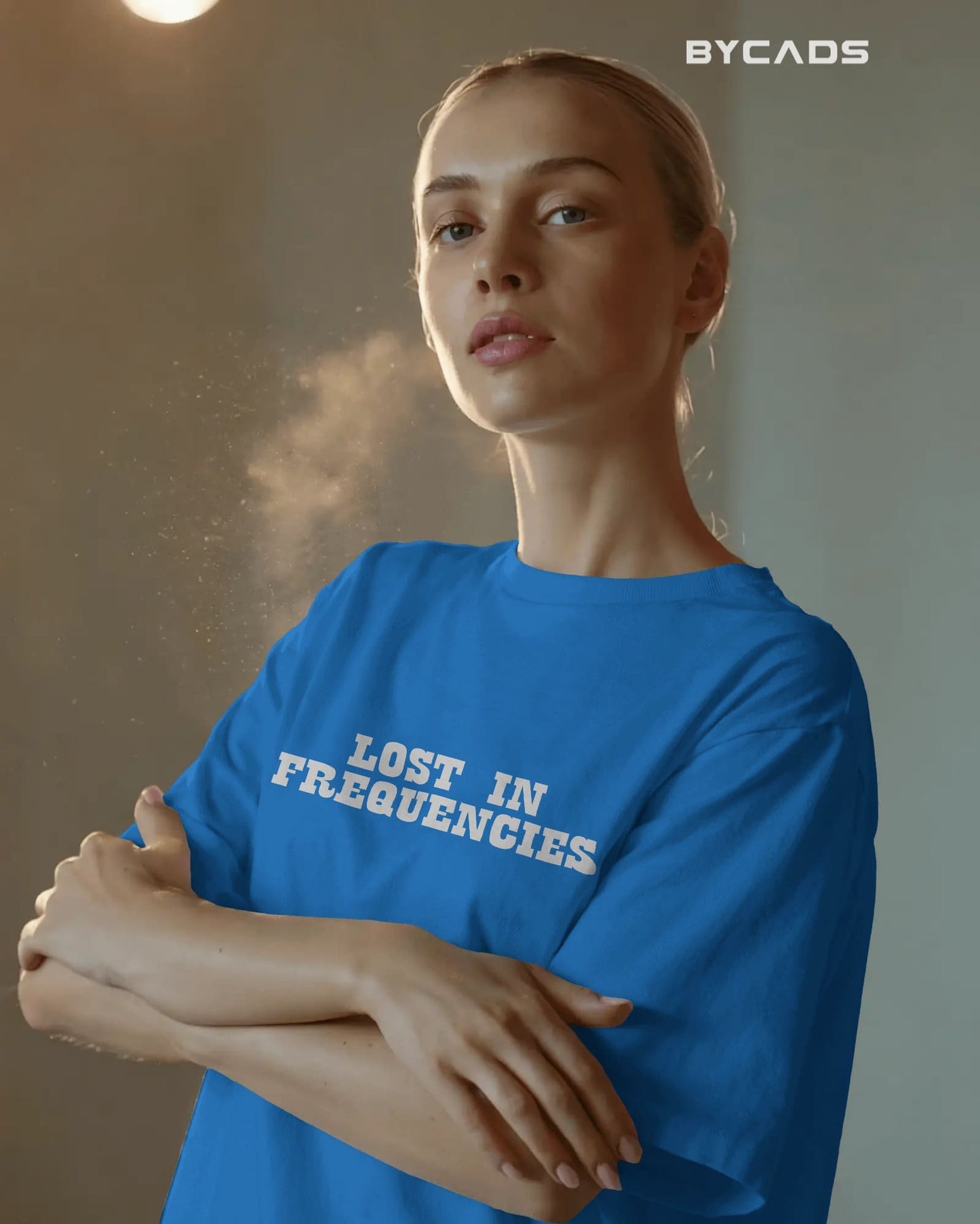 Cosmic Frequency Oversized Alien Unisex Graphic Tee