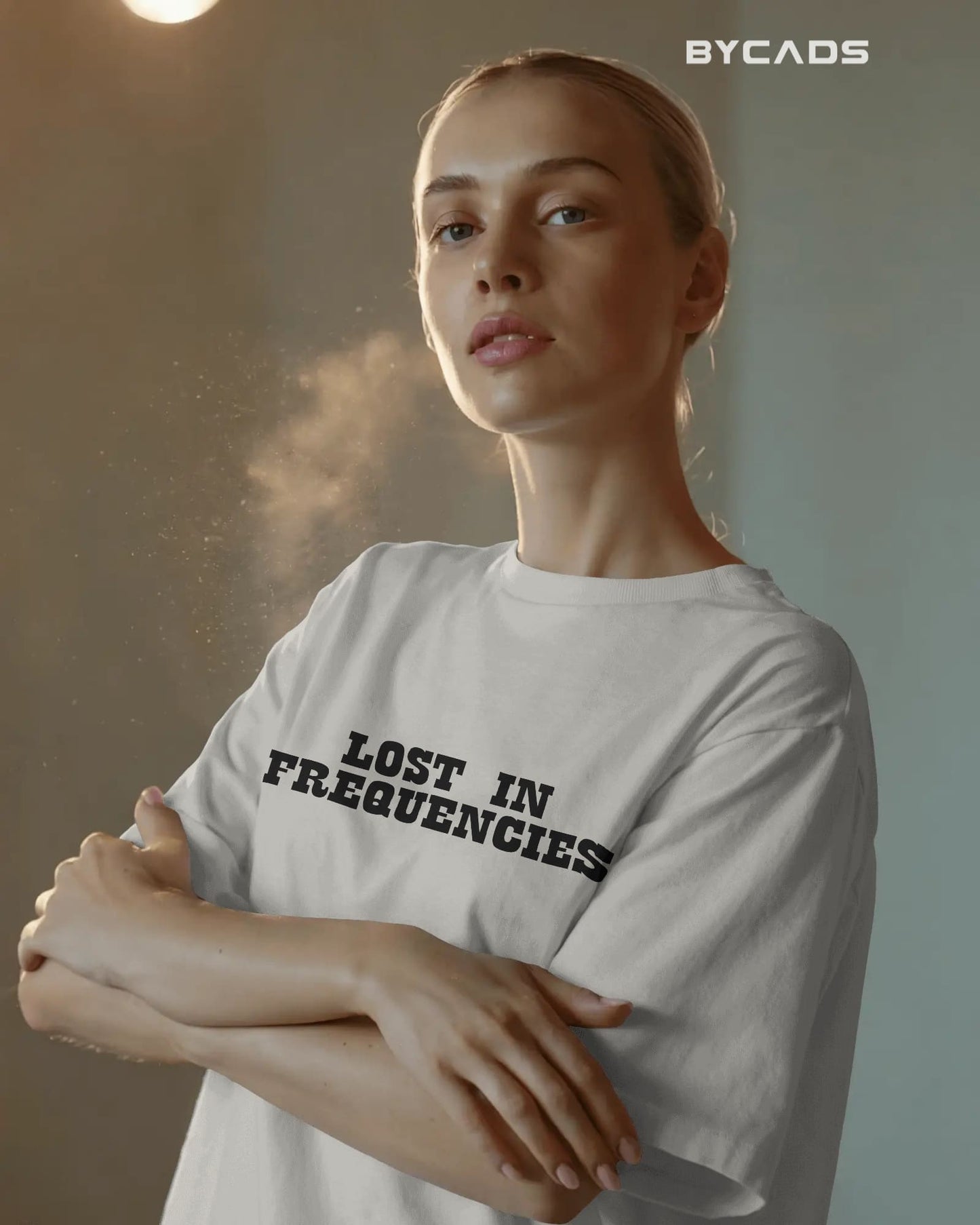 Cosmic Frequency Oversized Alien Unisex Graphic Tee