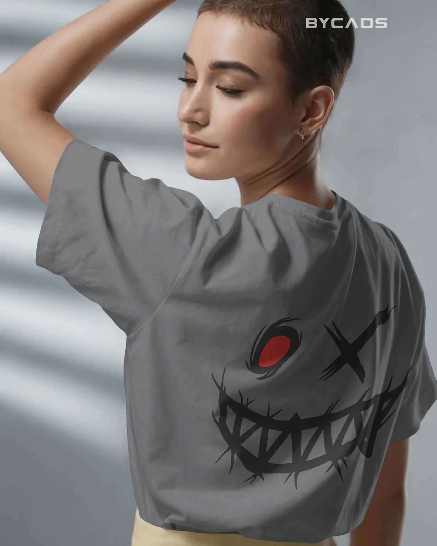 Psycho Smile Oversized T-Shirt for Men – Street Vibe by Bycads