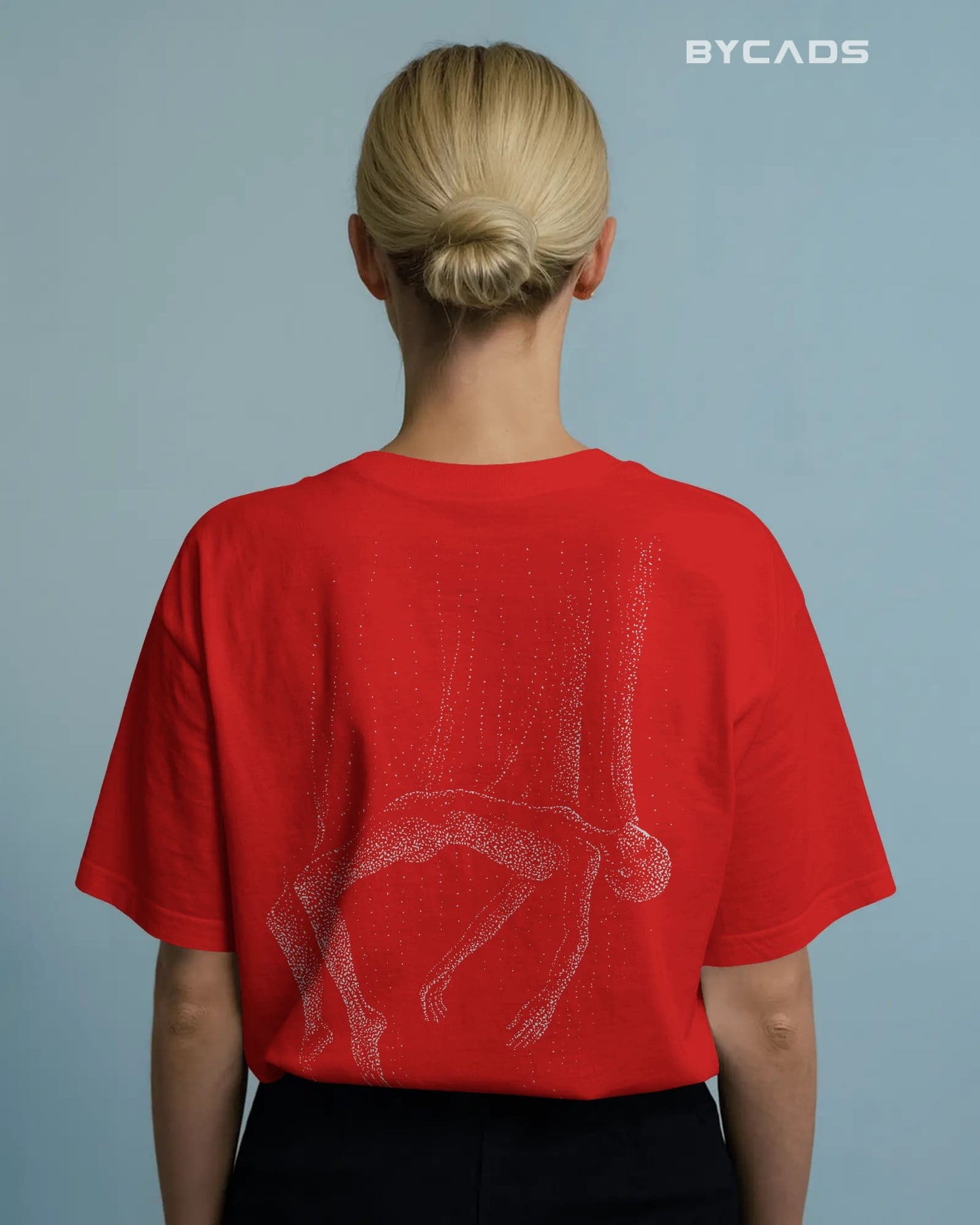 Floating Human Oversized T-Shirt for Men – Artistic Streetwear by Bycads