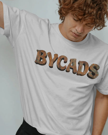 BYCADS Oversized Graphic T-Shirt – 100% Cotton Drop Shoulder Relaxed Fit Streetwear T-shirt
