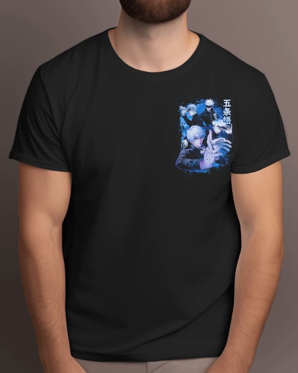 Satoru Gojo Limitless Graphic Regular-Fit T-Shirt | Anime Streetwear