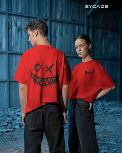 Psycho Smile Oversized T-Shirt for Men – Street Vibe by Bycads