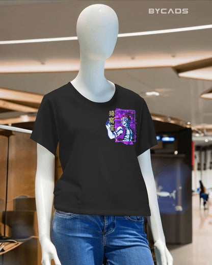 BYCADS "Upper Rank Three" Akaza Anime Graphic Regular Fit Cotton Blend T-Shirt