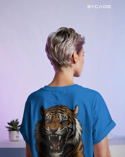 Roaring Tiger Oversized T-Shirt for Men – Fierce Streetwear by Bycads