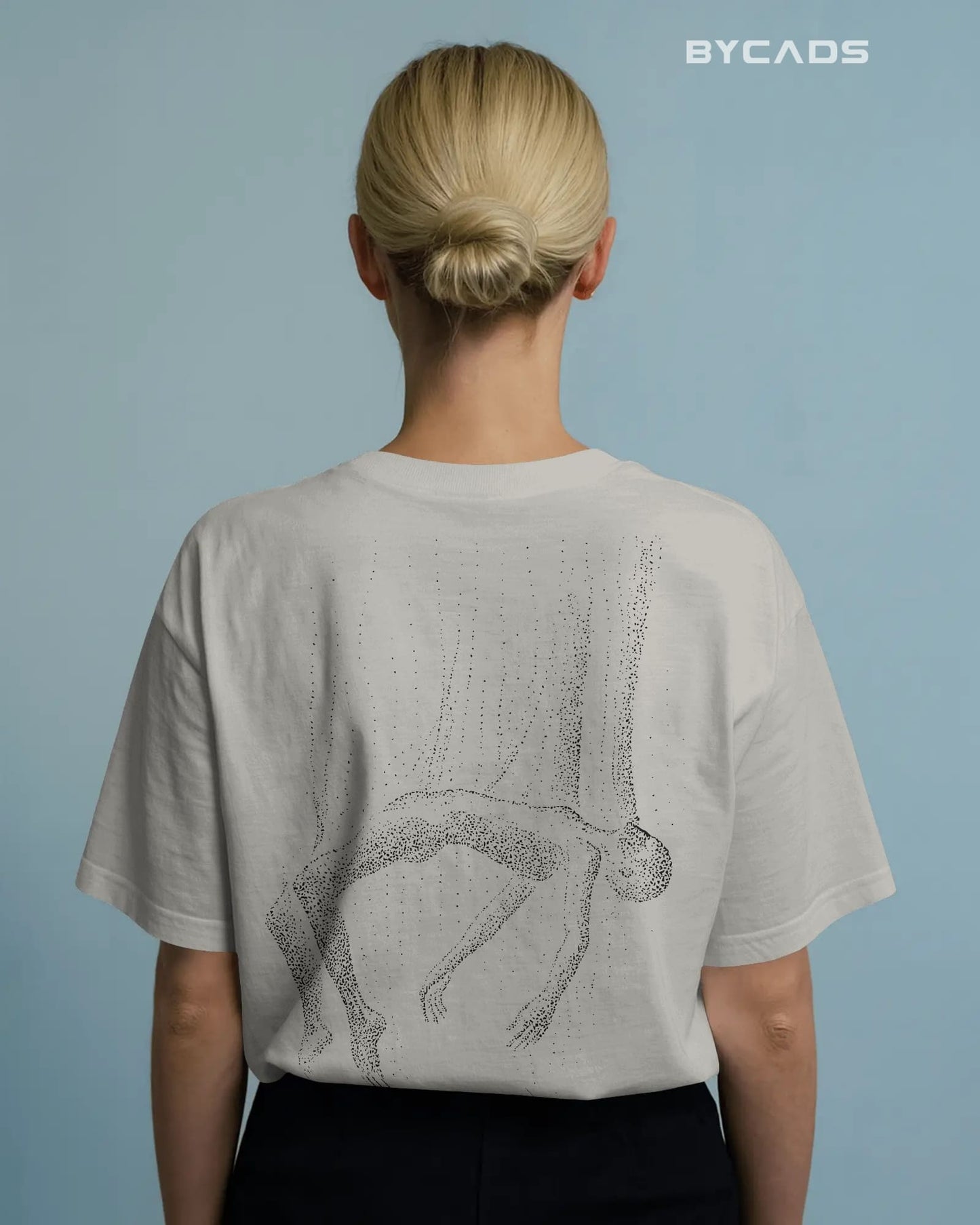 Floating Human Oversized T-Shirt for Men – Artistic Streetwear by Bycads