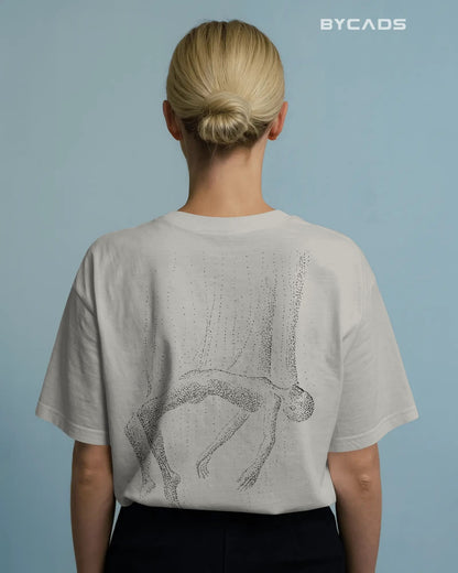 Floating Human Oversized T-Shirt for Men – Artistic Streetwear by Bycads