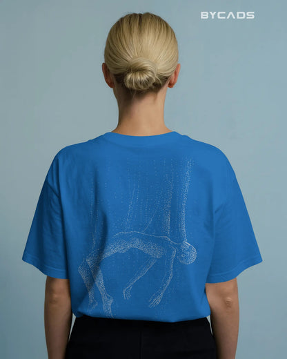 Floating Human Oversized T-Shirt for Men – Artistic Streetwear by Bycads