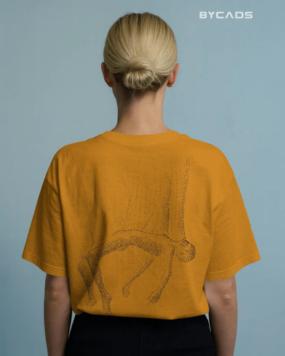 Floating Human Oversized T-Shirt for Men – Artistic Streetwear by Bycads