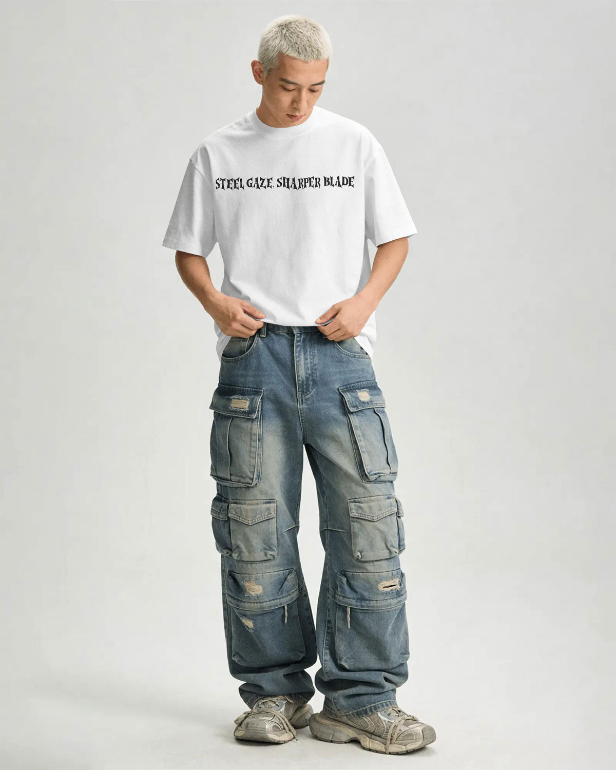 Bold Pirate Graphic Oversized T-Shirt for Men