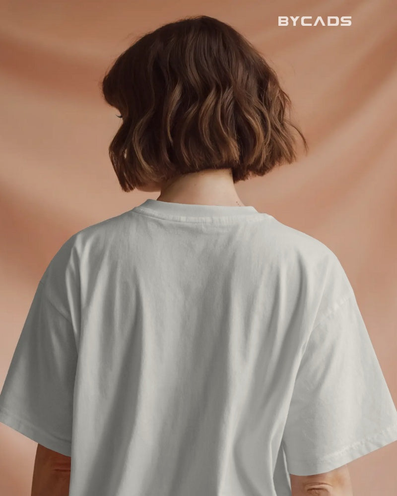 Minimal Cowboy Oversized T-Shirt for Men – Western Hat and Bandana by Bycads