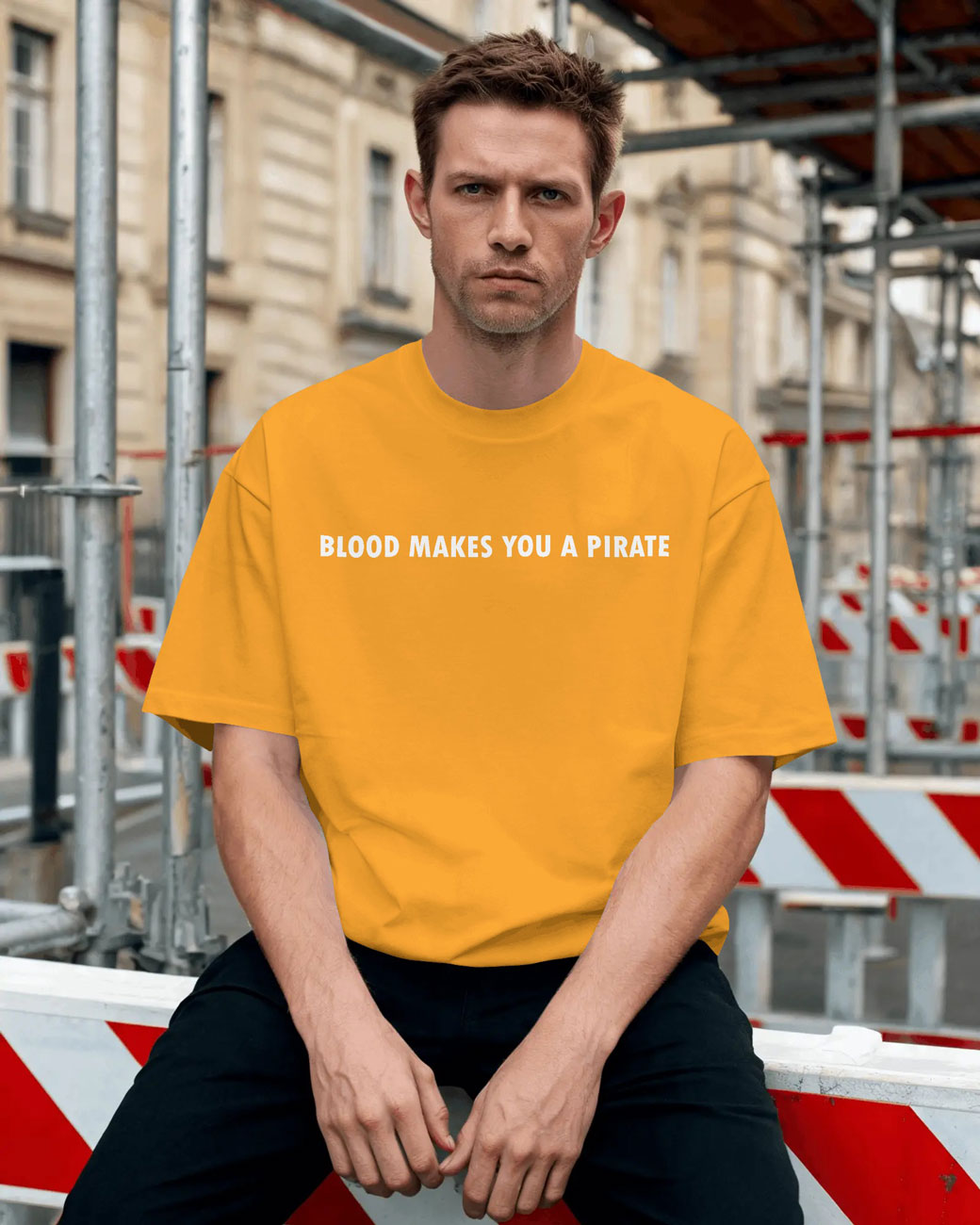 Legends Never Die Oversized Pirate T-Shirt – Bycads Street Legacy Drop