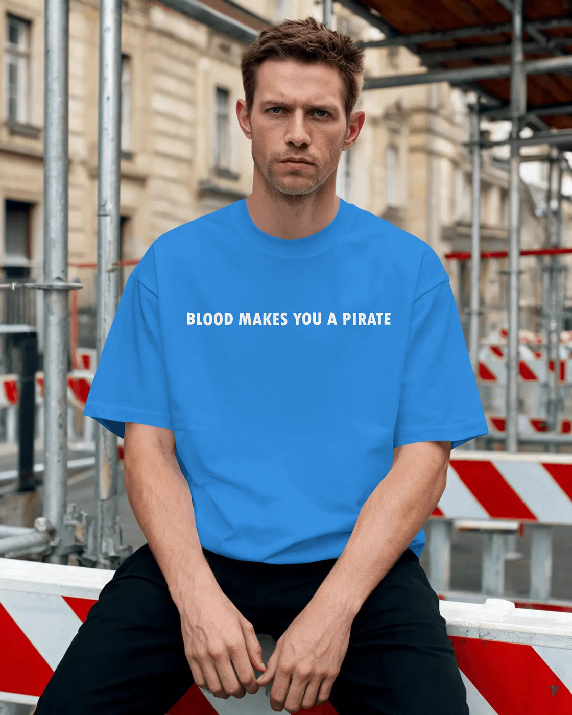 Legends Never Die Oversized Pirate T-Shirt – Bycads Street Legacy Drop