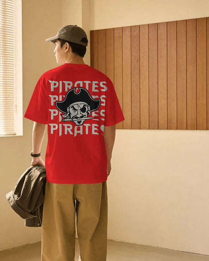 Bold Pirate Graphic Oversized T-Shirt for Men