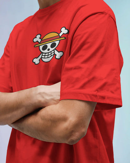 Anime Straw Hat Oversized T-Shirt – Bycads Tshirt