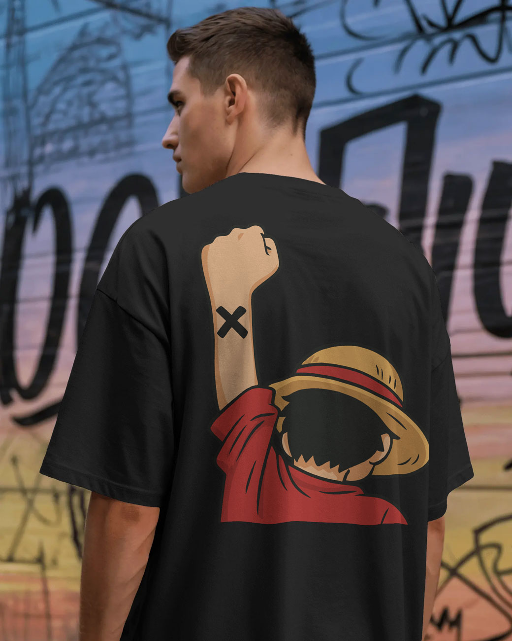 Anime Straw Hat Oversized T-Shirt – Bycads Tshirt