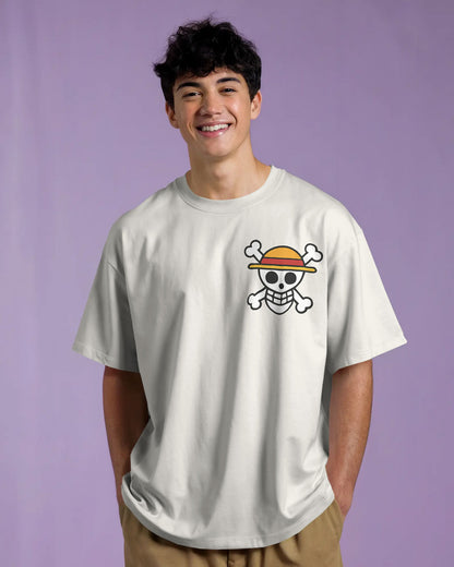 Anime Straw Hat Oversized T-Shirt – Bycads Tshirt