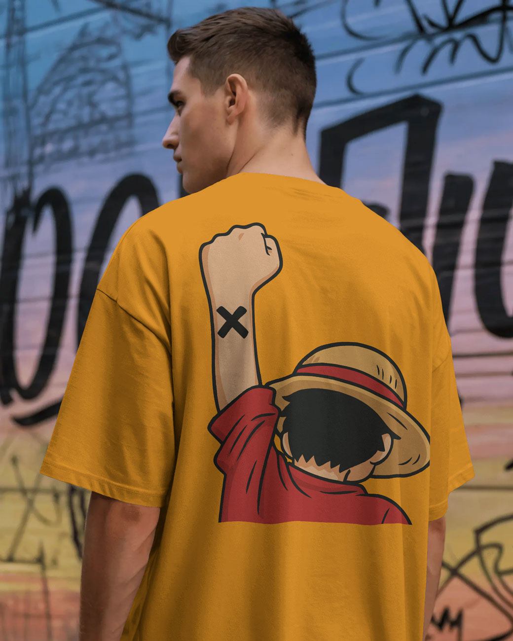 Anime Straw Hat Oversized T-Shirt – Bycads Tshirt